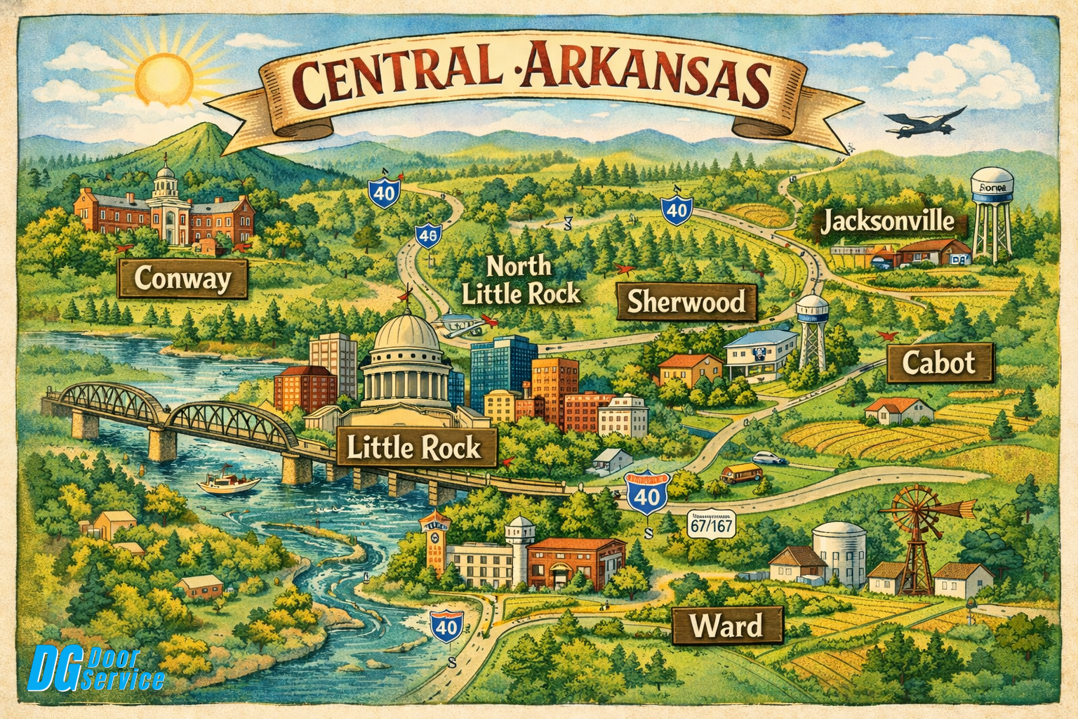 Central Arkansas Garage Door Repair